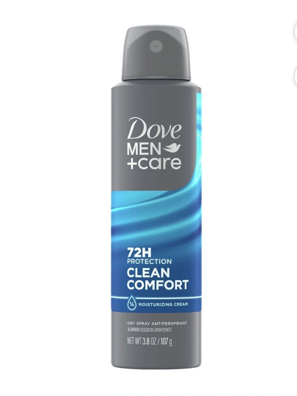 Dove Clean Comfort Antiperspirant 72HR Spray 3-Pack